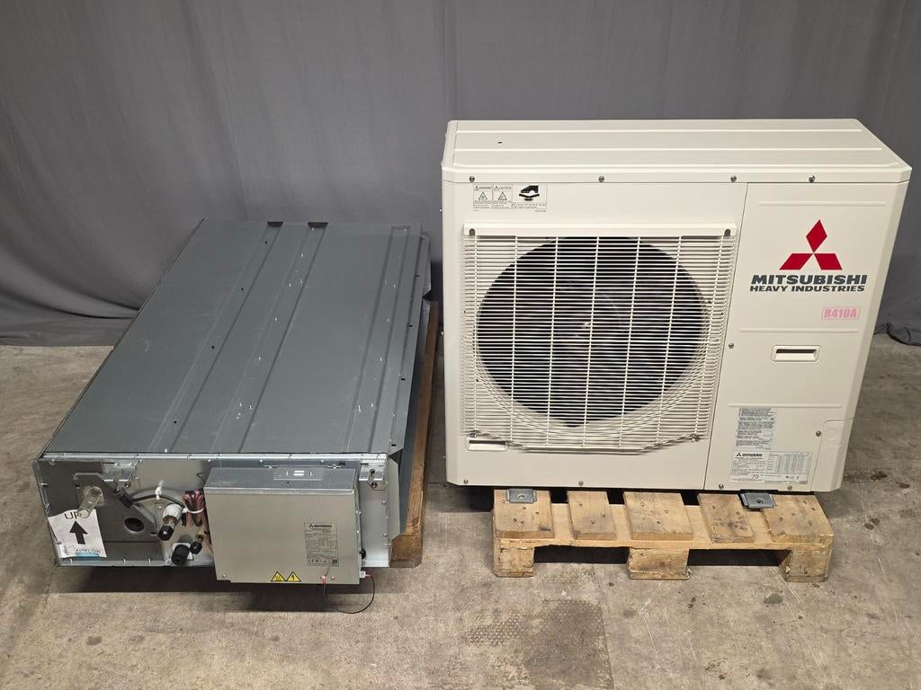 Mitsubishi Heavy FDUM140 + FDC140 kanaal airco 14,0 kW, Koelen en Ontvochtigen, Timer, 3 snelheden of meer, Ophalen of Verzenden