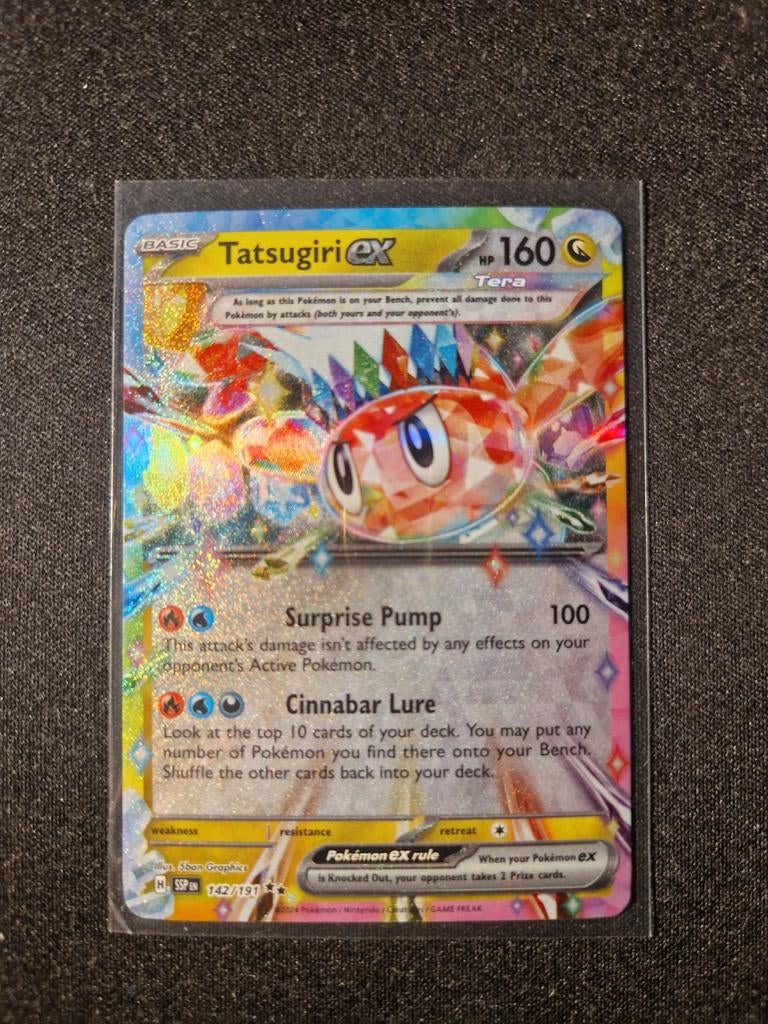 Tatsugiri EX, Ophalen of Verzenden, Nieuw, Losse kaart, Foil