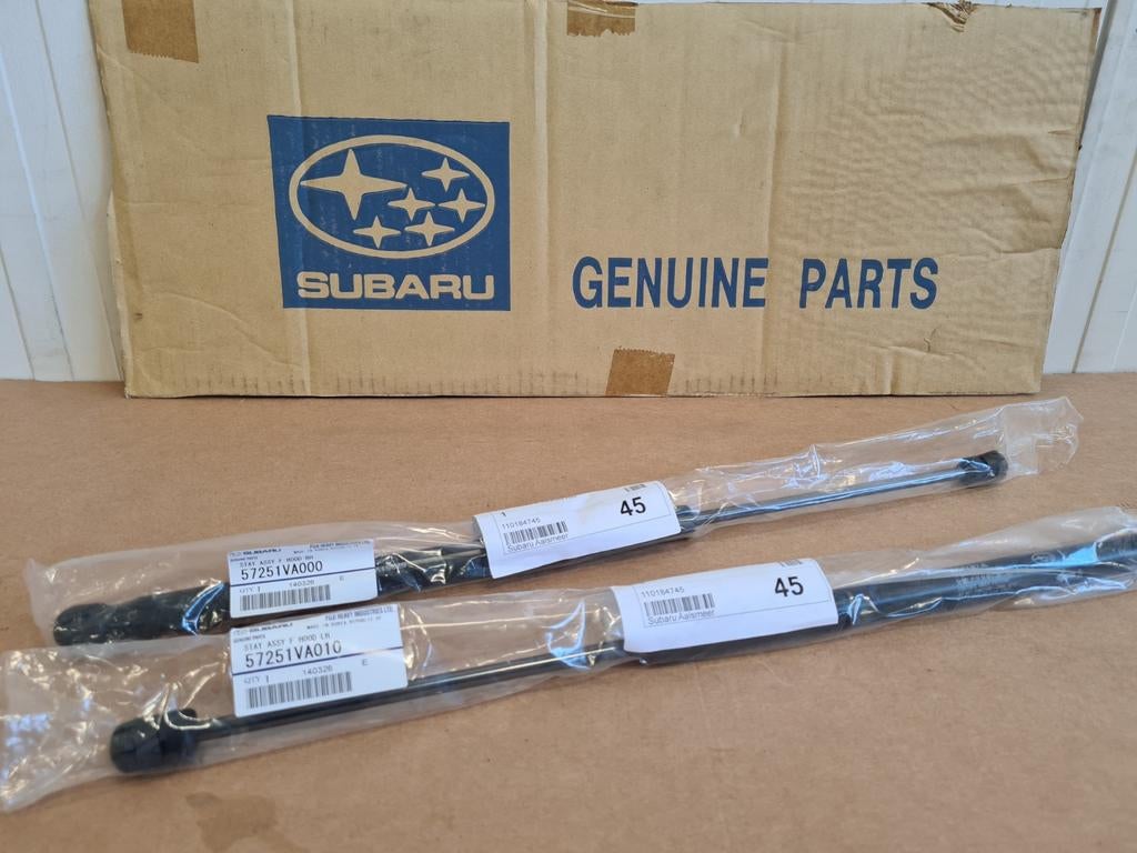 subaru wrx sti VA gasdrukveren motorkap nieuw oem 57251VA010, Subaru, Voor, Nieuw, Ophalen of Verzenden