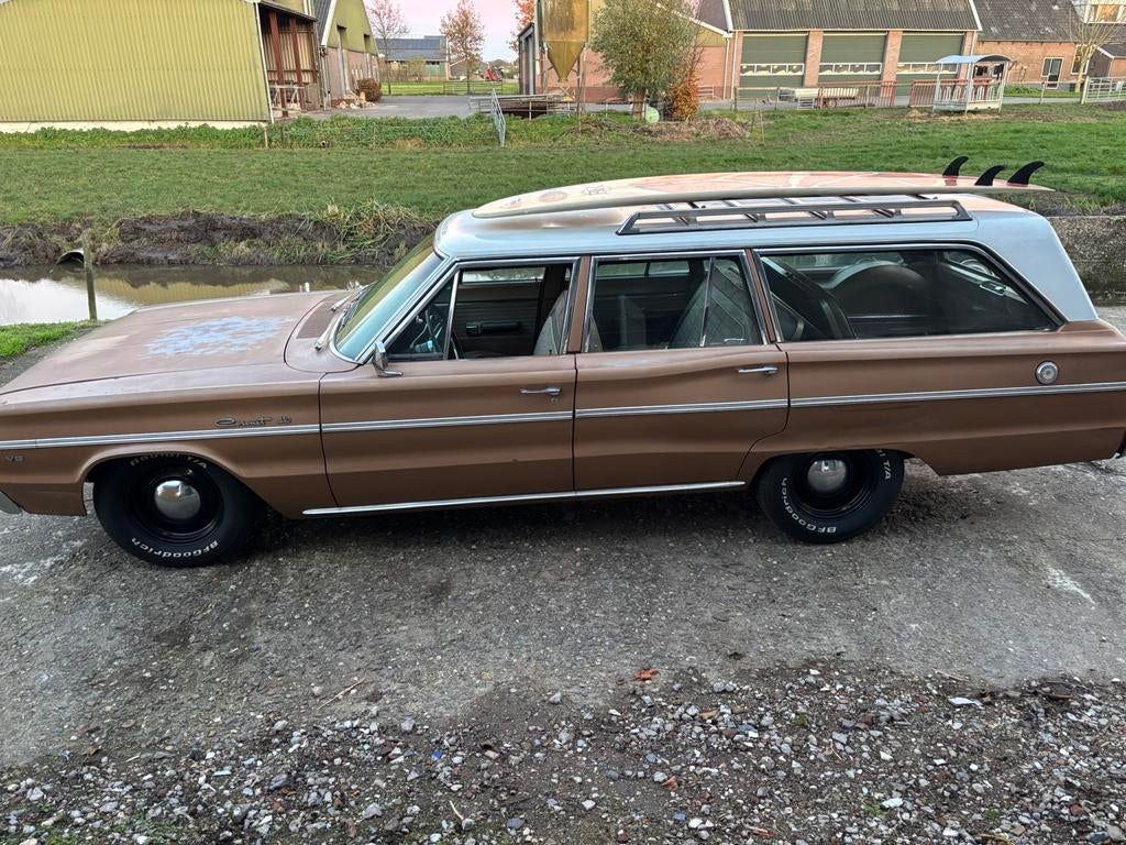 Dodge coronet wagon 1966 383ci v8 mopar, foto 2