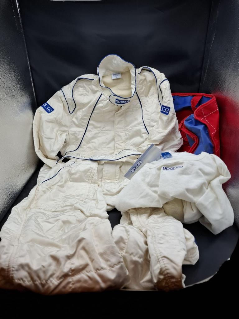 Sparco raceoverall maat 58 + accessoires – FIA 1986, Ophalen of Verzenden