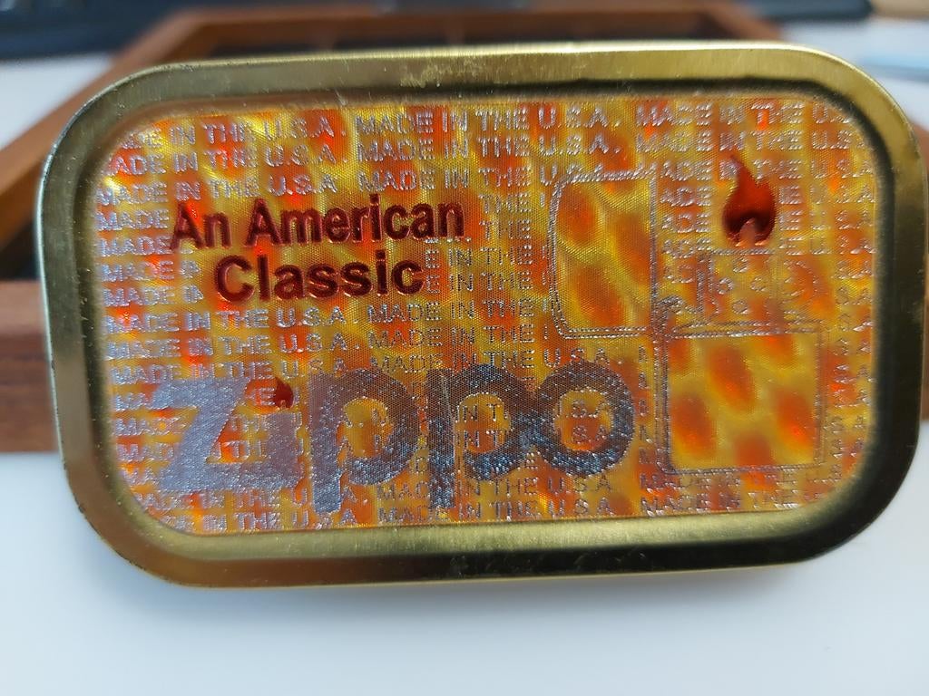 Zippo Blikje - Verzamelobject, Ophalen of Verzenden