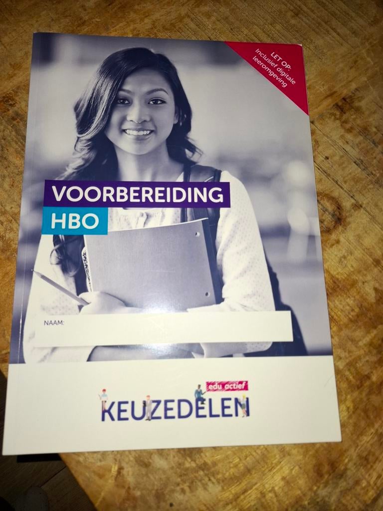 S. Schenk - Keuzedeel Voorbereiding hbo, Boeken, Ophalen of Verzenden, Zo goed als nieuw, S. Schenk, Nederlands