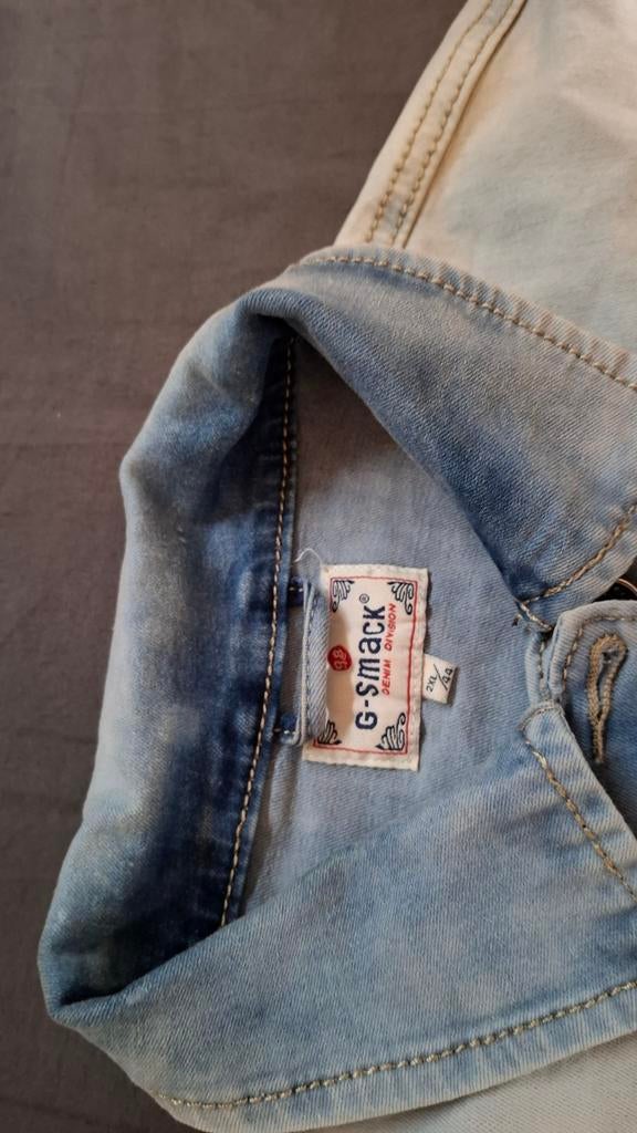 Nieuw lichtblauwe denim jasje G-Smack, Blauw, Maat 42/44 (L), Nieuw, Jasje