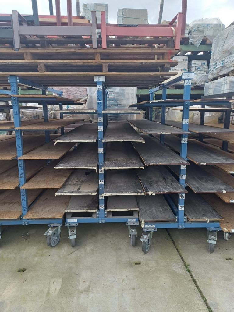 Draagarmstelling/trolley, Ophalen