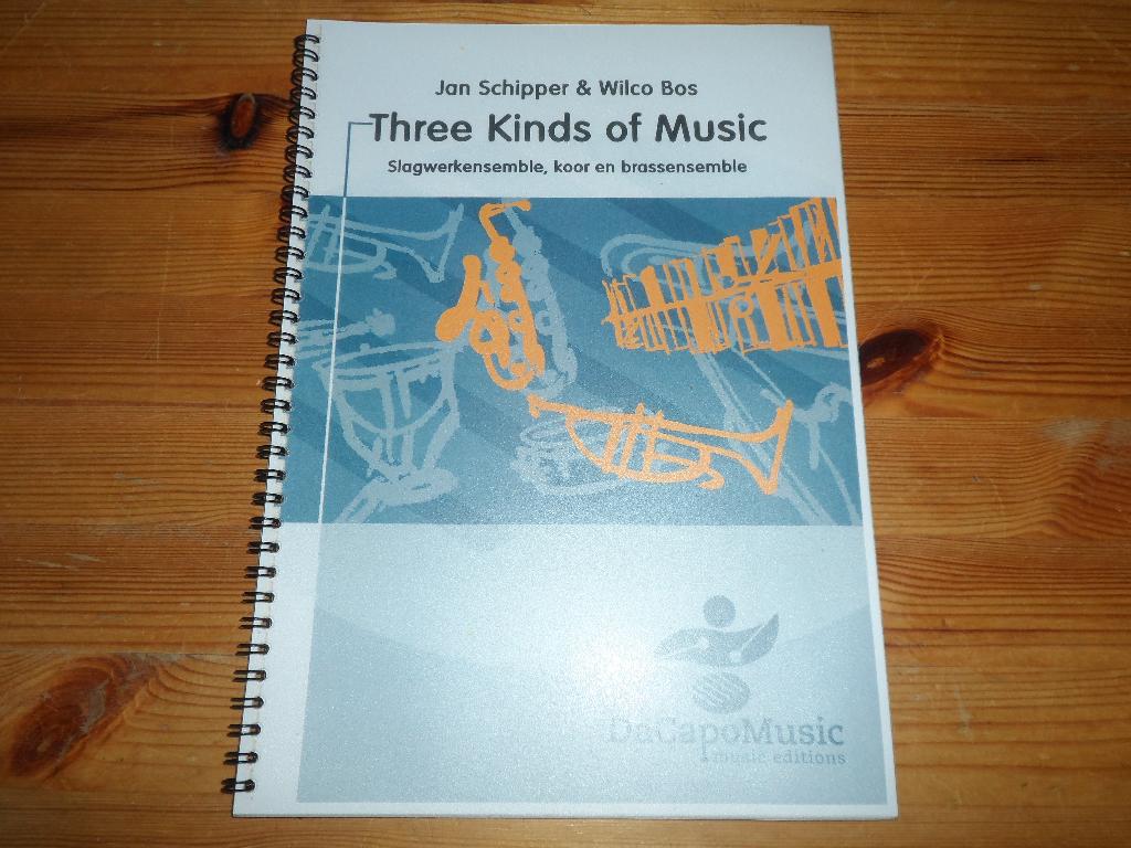 John schipper & wilco bos - three kinds of music, Klassiek, Ophalen of Verzenden, Zo goed als nieuw, Artiest of Componist