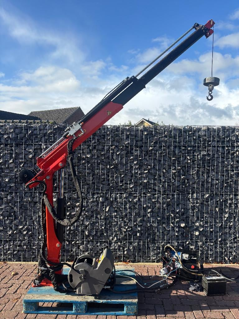 Palfinger PC1500A deck kraan, Ophalen, Zo goed als nieuw, Overige typen, Zeilboot of Motorboot