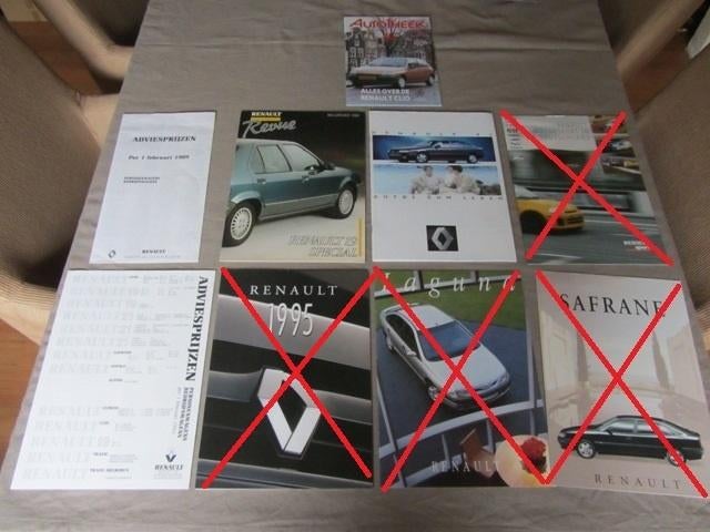 Renault Folders, Ophalen of Verzenden, Zo goed als nieuw, Renault, Renault