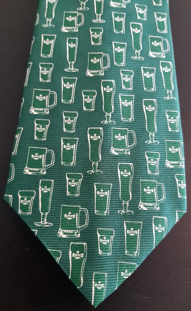 Heineken Bier stropdas pul en glas exemplaar, Ophalen of Verzenden, Nieuw, Gebruiksvoorwerp