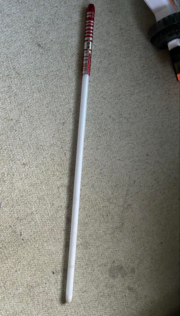 Jaxy saber Lightsaber met verschillende kleuren licht, Verzenden, Gebruikt, Feestartikel, Film of Tv