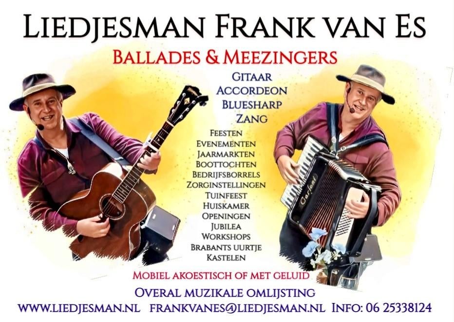 Troubadour / Entertainment Frank van Es, Solo-artiest