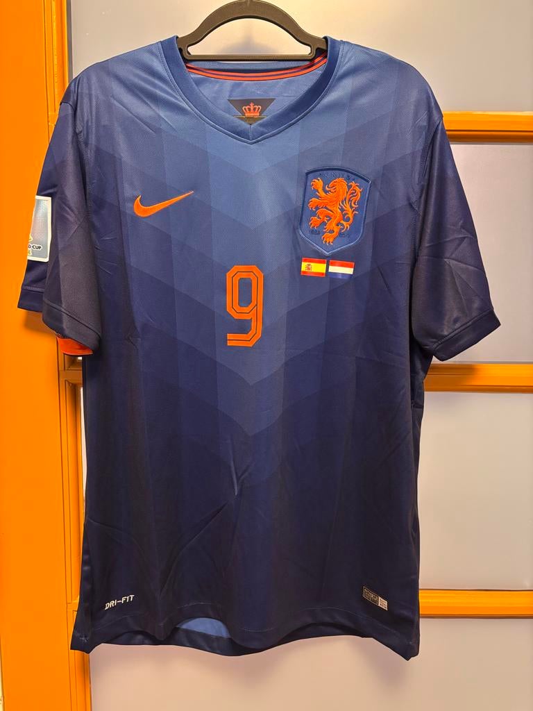 Nederlands Elftal Shirt WK 2014 - maat L - Van Persie #9, Sport en Fitness, Voetbal, Maat L, Ophalen of Verzenden, Nieuw, Shirt
