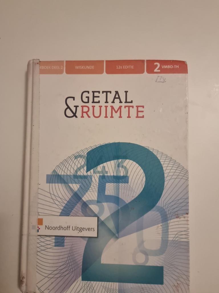 Wiskunde Boek 2 VMBO-TH - Getal & Ruimte, Wiskunde A, Ophalen of Verzenden, Onbekend, Gelezen