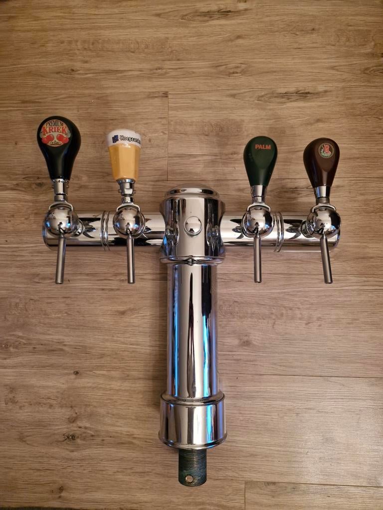 Gave biertap met 4 bierkraanen in goede staat, Ophalen of Verzenden, Zo goed als nieuw, Overige merken