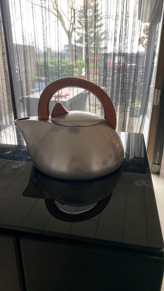 Een mooie Picquot Ware waterketel te koop, Ophalen of Verzenden, Zo goed als nieuw, Overige stijlen