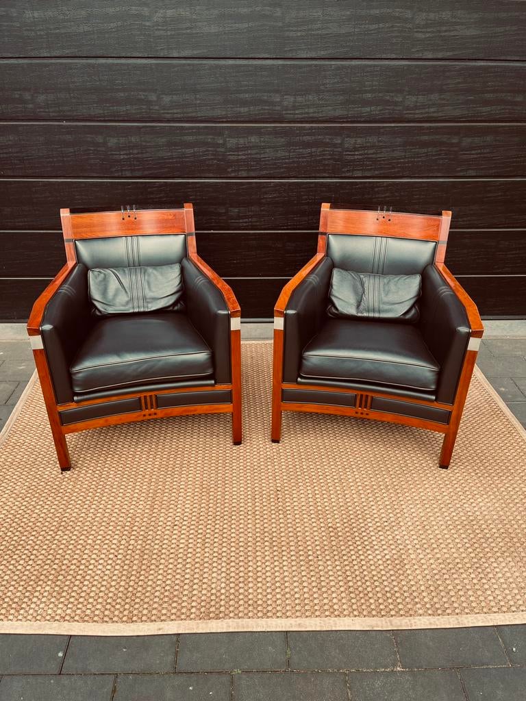 Schuitema decoforma fauteuils Rennie, Huis en Inrichting, Fauteuils, Ophalen, Zo goed als nieuw, 50 tot 75 cm, Leer