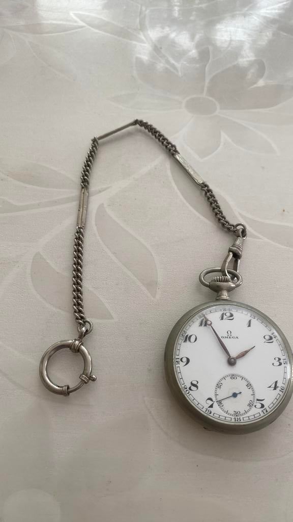 omega zak horloge alles tegen een redelijk bod, Ophalen of Verzenden, Staal, Omega, 1960 of later