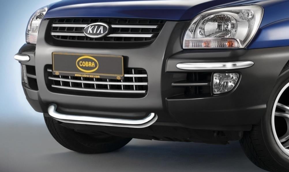Voorbumper Grille RVS Kia Sportage vanaf 2004, Ophalen of Verzenden, Nieuw