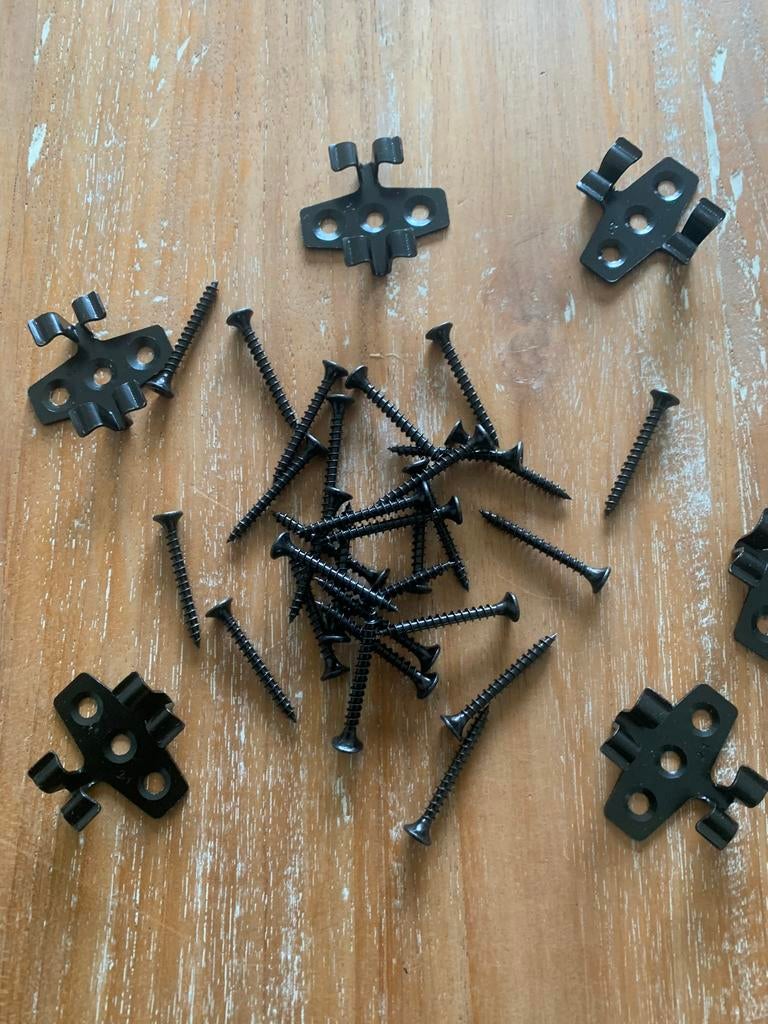 Duowood RVS montageclips tussenclips plus RVS schroeven., Ophalen of Verzenden, Nieuw, Composiet