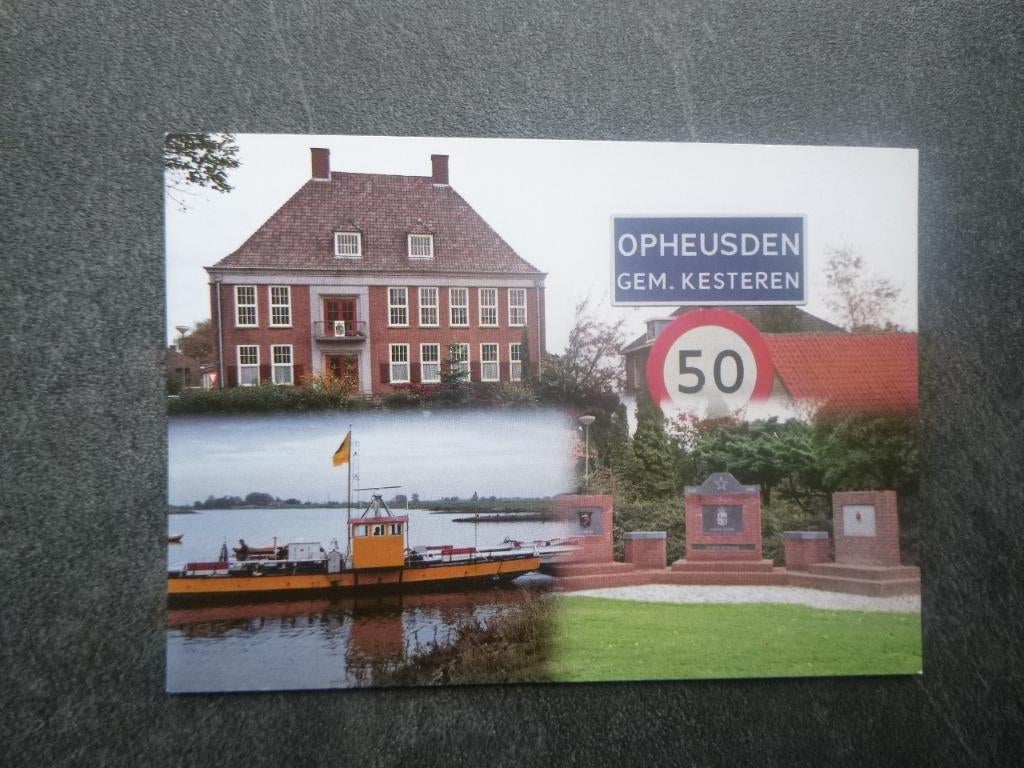 Opheusden, veerdienst, Verzamelen, Verzenden, 1980 tot heden, Ongelopen, Noord-Brabant