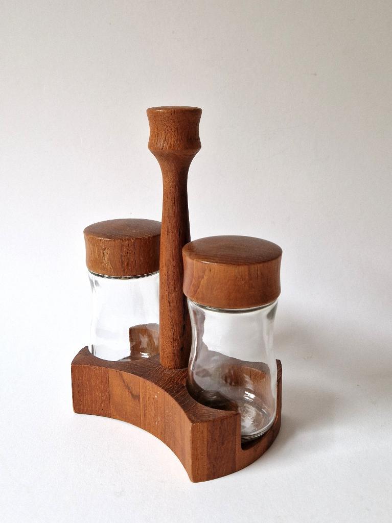 Digsmed Denemarken - Teak kruidenrek - 60s/70s, Ophalen of Verzenden