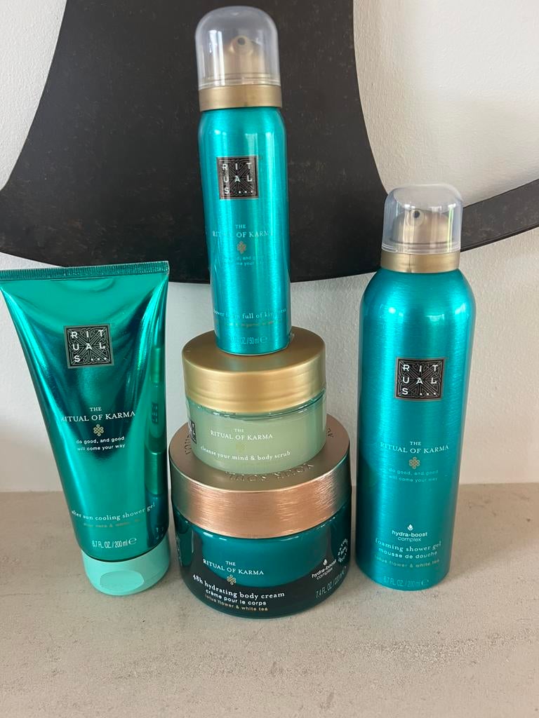 Rituals Karma set 🩵🎁 Nieuw!, Sieraden, Tassen en Uiterlijk, Uiterlijk | Lichaamsverzorging, Ophalen of Verzenden, Nieuw, Bad & Douche