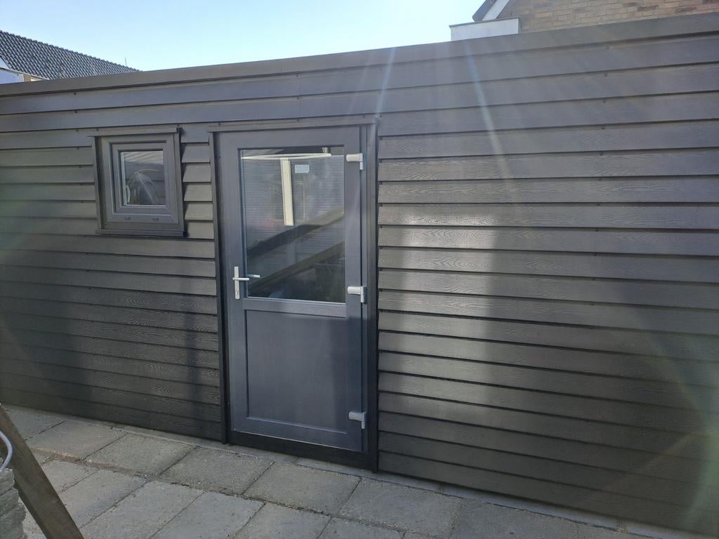 Geïsoleerde en  onderhoudsvrije schuur/tuinhuis/kantoor.., Ophalen of Verzenden