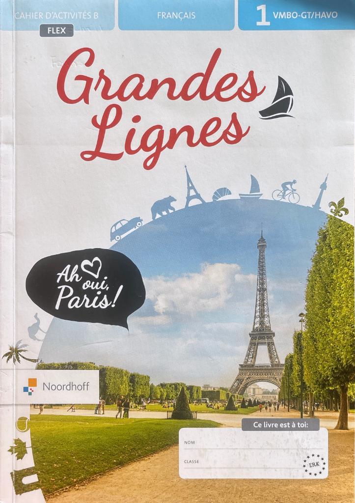Grande Lignes Noordhoff 1 VMBO-GT/HAVO, Boeken, VMBO, Frans, Verzenden, Zo goed als nieuw