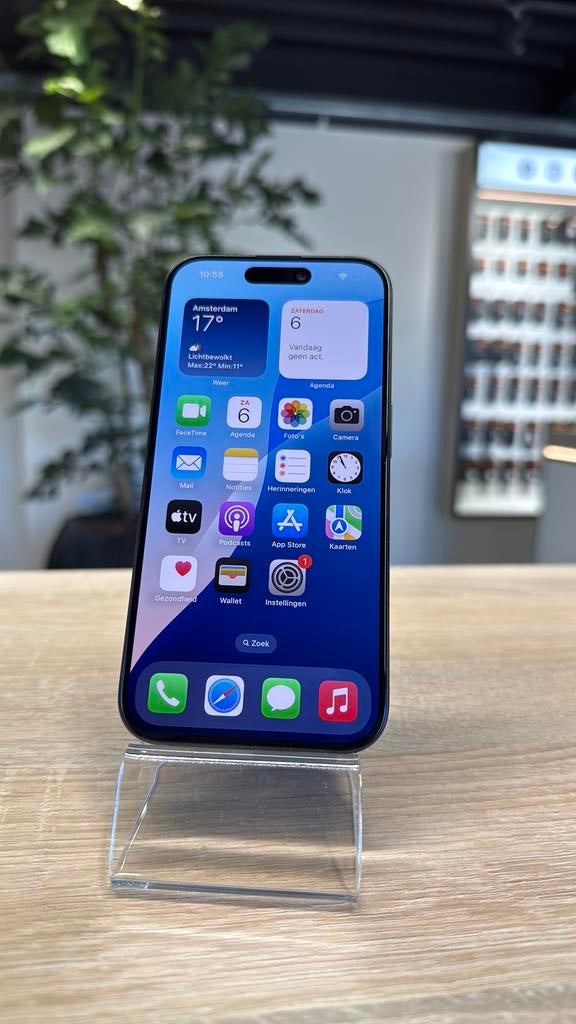 iPhone 15 Pro 256GB Zwart incl. 2 jaar garantie, 256 GB, Zwart, Ophalen of Verzenden, Zo goed als nieuw