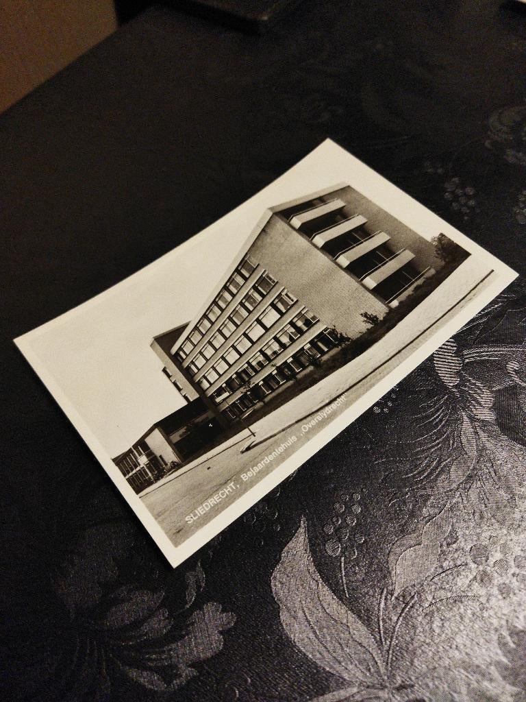 Ansichtkaart Sliedrecht Bejaardentehuis Overslydrecht, Ophalen of Verzenden, 1960 tot 1980, Ongelopen, Zuid-Holland