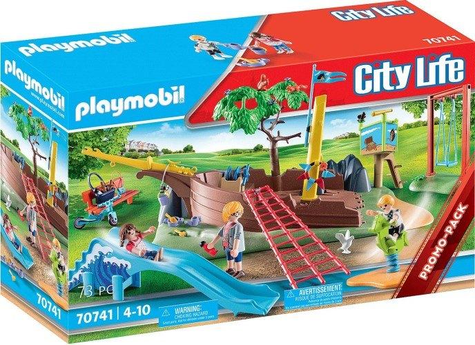 Playmobil: 70741 Avontuurlijke speeltuin met scheepswrak, ., Nieuw, Ophalen of Verzenden, .