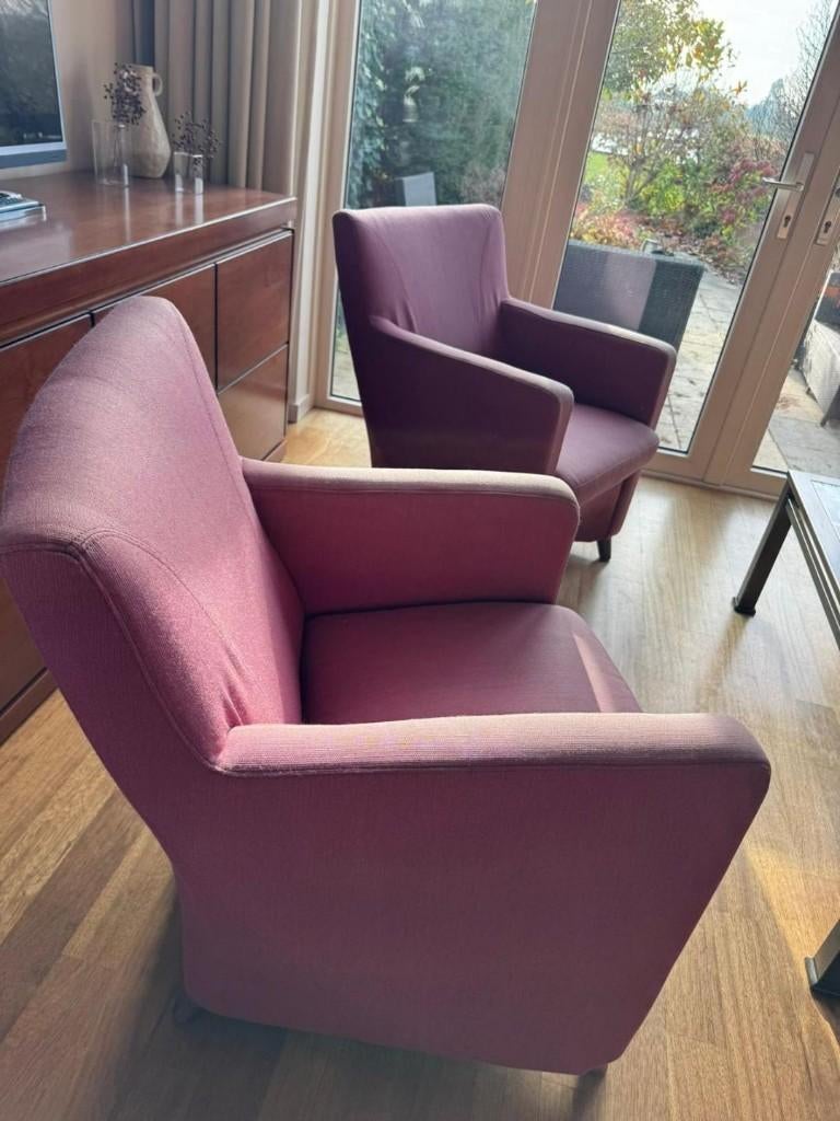 Leolux design stoelen 60cmx75cm, Ophalen, Gebruikt, Minder dan 75 cm, Leolux design