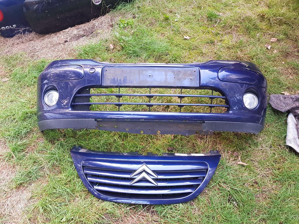 CITROËN C3 VOORBUMPER+GRIL BJ 2001 TOT 2006, Auto-onderdelen, Gebruikt, -, Voor, -