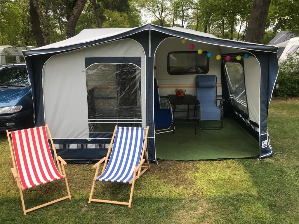 Caravan TE HUUR 4-pers met stapelbed