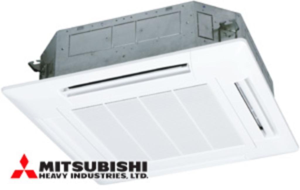 Refurbished 2x cassette airco Mitsubishi 28 kW, Koelen en Ontvochtigen, Timer, 3 snelheden of meer, Ophalen of Verzenden