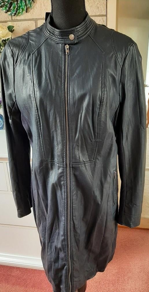 Donkerblauwe jas van het merk Expresso, Kleding | Dames, Jassen | Winter, Nieuw, Maat 42/44 (L), Blauw, Ophalen of Verzenden