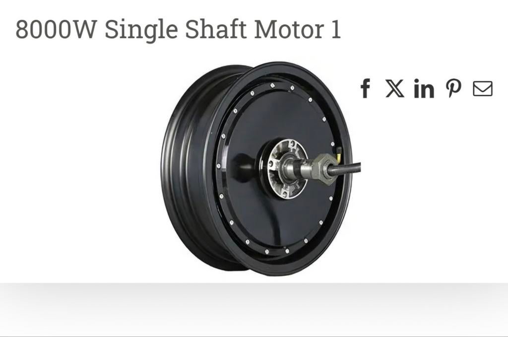8kW QS Motor - Zo Goed Als Nieuw!, Ophalen of Verzenden, Zo goed als nieuw, Overige typen, QS Motor