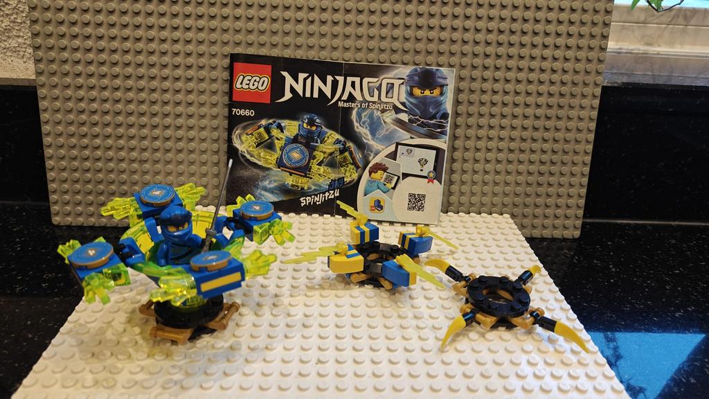 Lego Ninjago spinjitzu Jay 70660, Ophalen of Verzenden, Gebruikt, Complete set, Lego