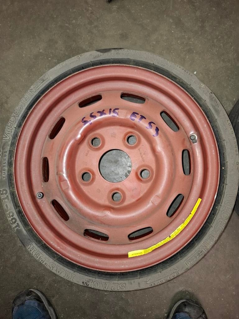4x Stalen velg / reservewiel Porsche 911, Ophalen, Gebruikt, Zomerbanden