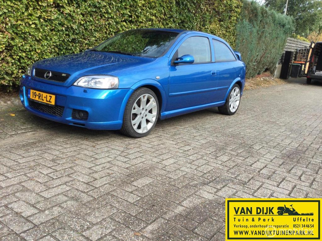 Opel Astra G Hatchback OPC 2 Turbo, Auto's, Voorwielaandrijving, 1998 cc, Gebruikt, Blauw
