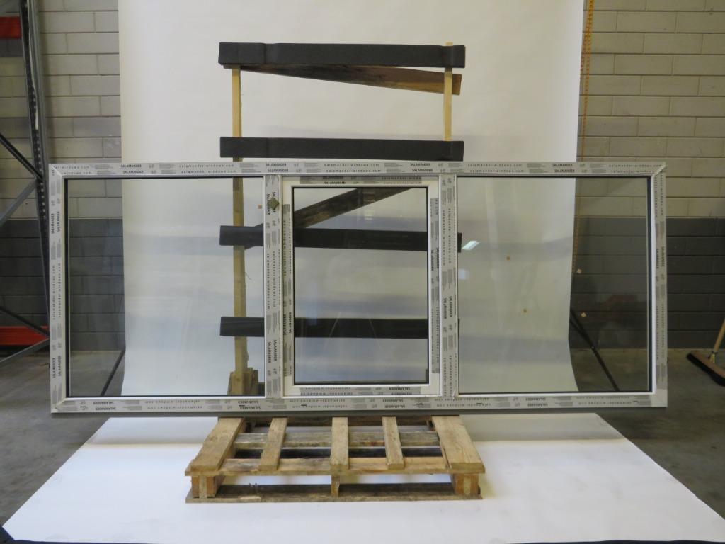 Verschillende Kunststofkozijnen Verdiept en vlak profiel, Kunststof, Raamkozijn, Nieuw, Ophalen of Verzenden