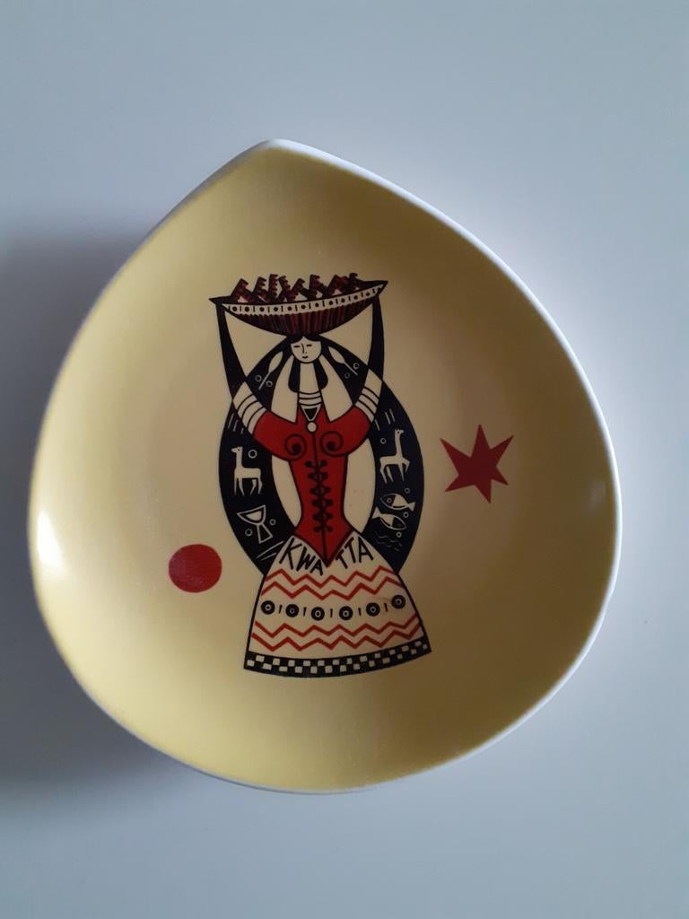 Vintage Kwatta bord Wim Visser, Antiek en Kunst, Ophalen of Verzenden