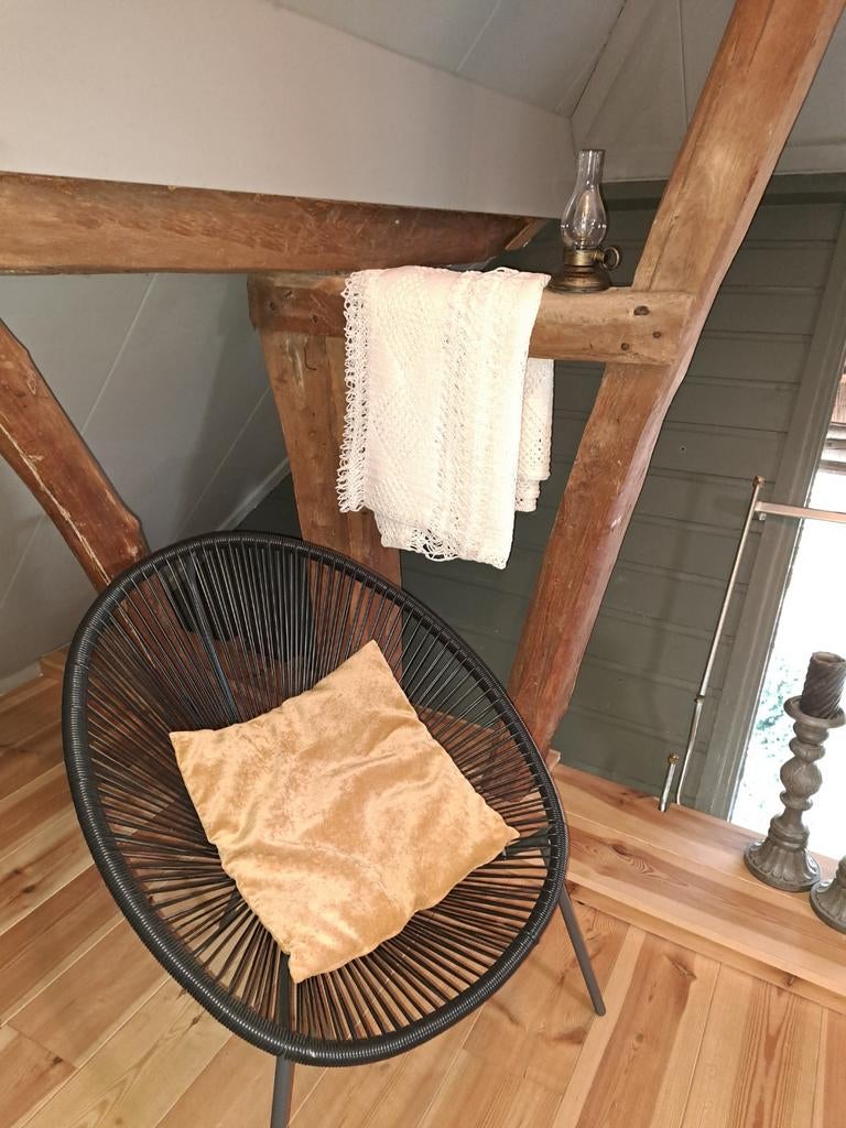 Leuk stoeltje, Huis en Inrichting, Stoelen, Ophalen, Zo goed als nieuw, Zwart, Eén