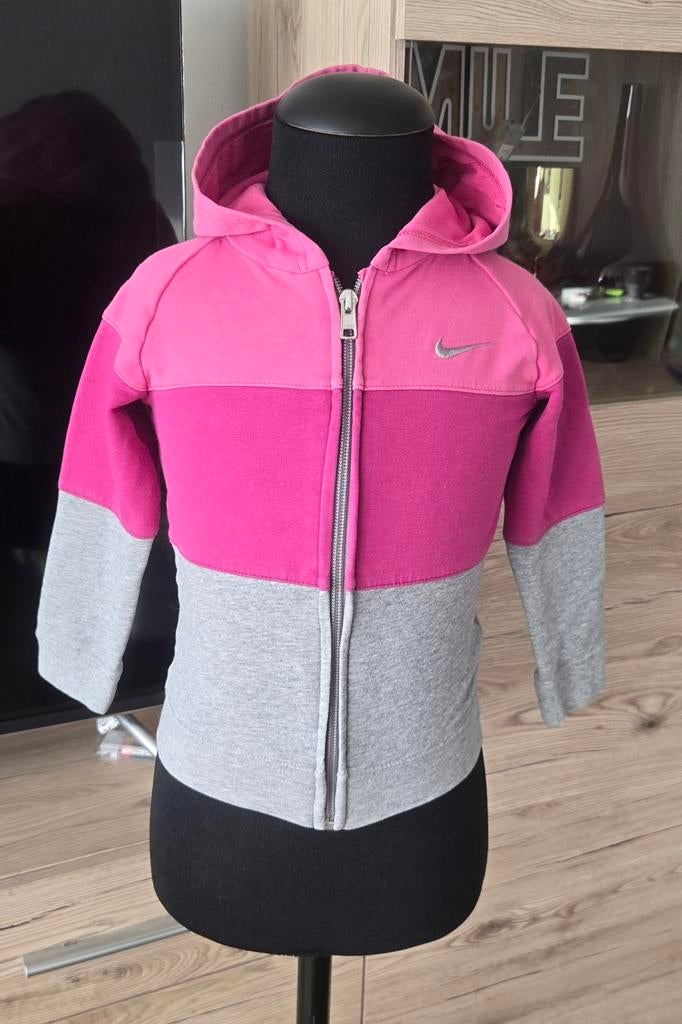Nike Hoodie met Rits - Maat 85-90 cm, Ophalen of Verzenden, Gebruikt, Nike, Meisje