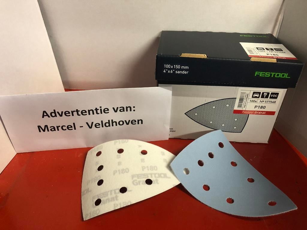 Festool Granat schuurpapier 25x P180 delta, Doe-het-zelf en Verbouw, Gereedschap | Schuurmachines, Ophalen of Verzenden, Nieuw