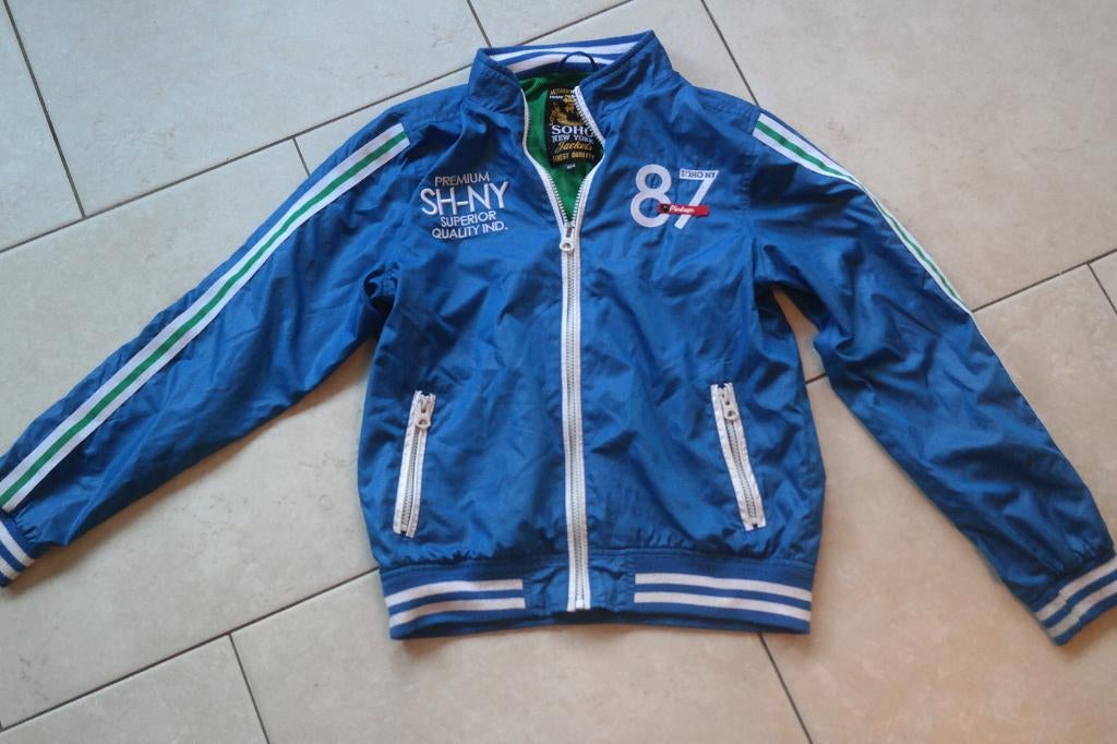Heel leuk zomerjasje Soho blauw mt 164 jack jongen, Ophalen of Verzenden, Zo goed als nieuw, Jongen, Jas