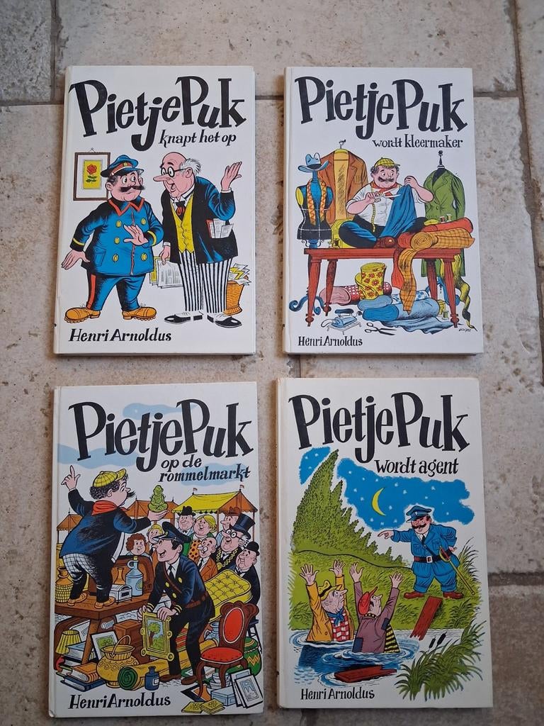 Pietje Puk - 4 Boeken, Ophalen of Verzenden, Gelezen, Henri Arnoldus, Fictie algemeen