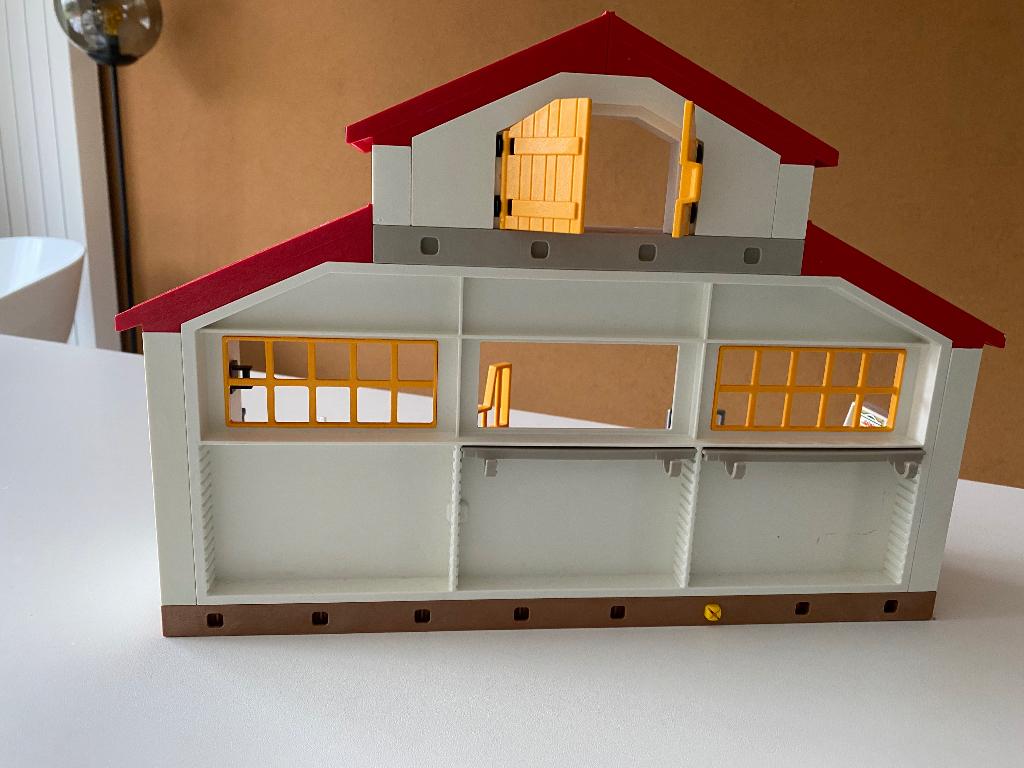 Playmobil paardenmanege en wasplaats, Ophalen, Zo goed als nieuw, Complete set