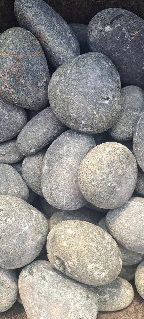 Saunastenen afgerond Olivine-Diabase 20 KG voor HUUM-Harvia, Sport en Fitness, Sauna, Ophalen, Fins of Traditioneel, Nieuw, Wellnessandgarden