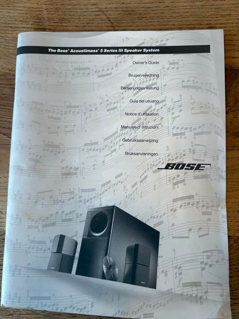 Bose Acoustimass 5 Serie III Speakersysteem, Audio, Tv en Foto, Luidsprekers, Ophalen of Verzenden, Gebruikt, Complete surroundset
